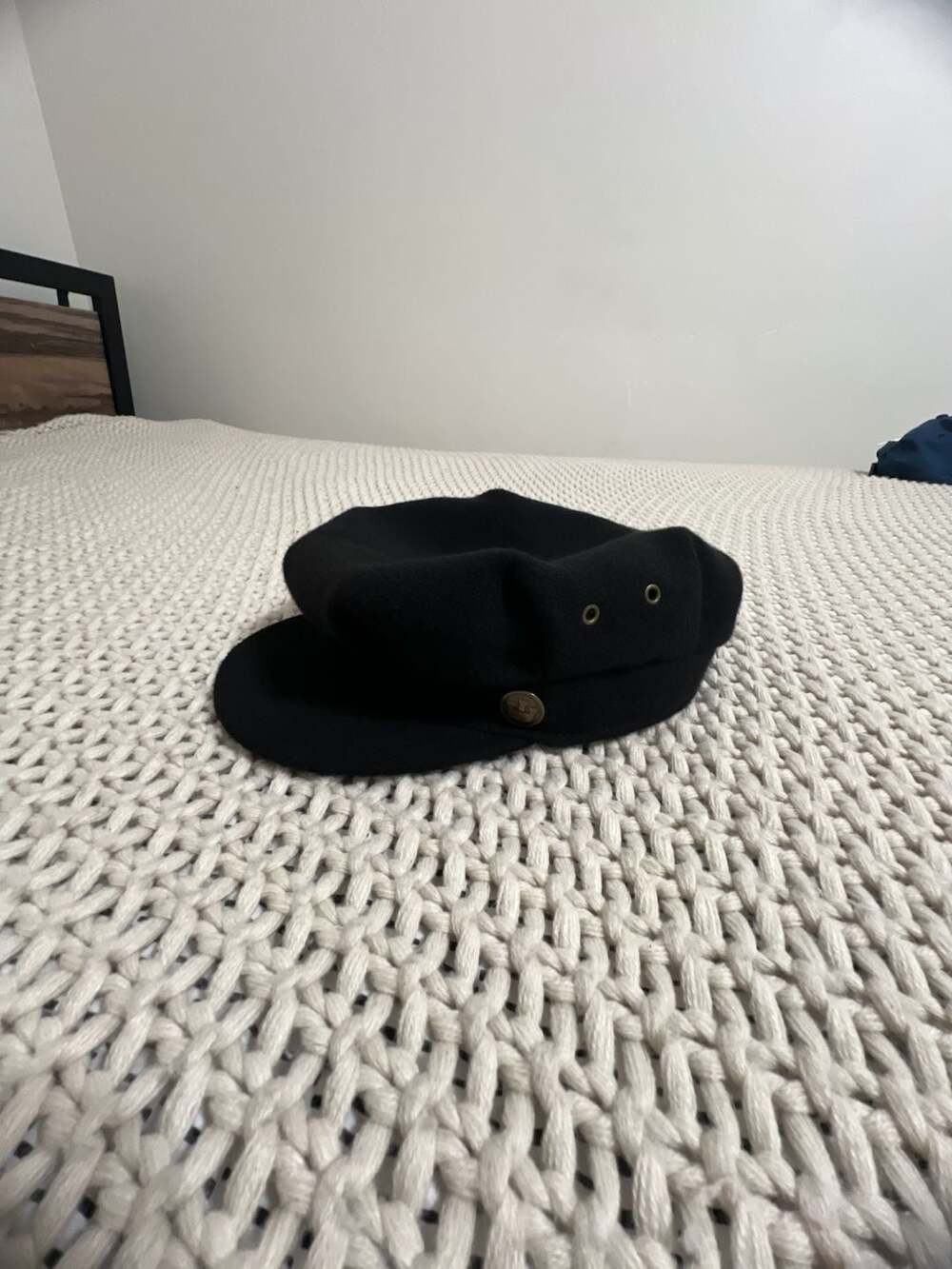 Goorin Bros. Black Wool Newsboy Cap Hat Size L/XL